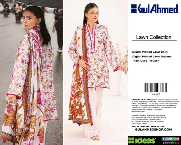 3-Piece Printed Lawn Suit – Eid Special Collection