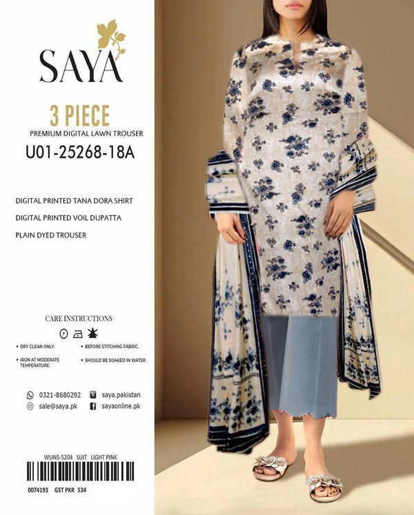 3-Piece Printed Lawn Suit – Eid Special Collection
