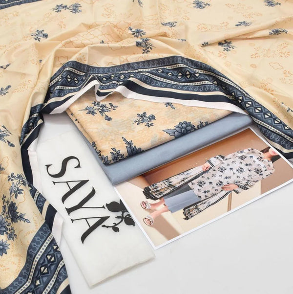 3-Piece Printed Lawn Suit – Eid Special Collection