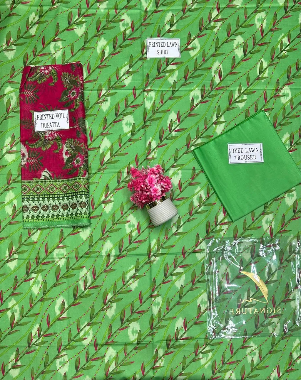 Timeless Charm – 3-Piece Printed Lawn Suit