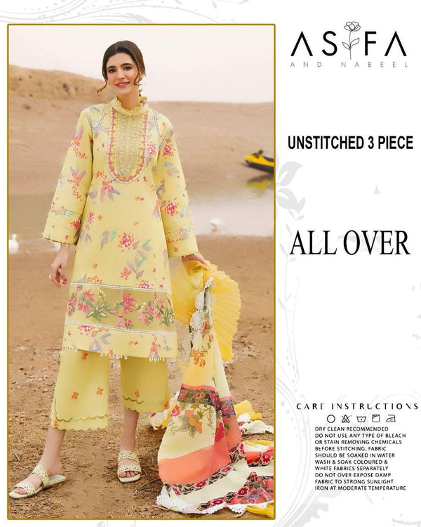 3-Piece Printed Lawn Suit – Festive & Elegant Set